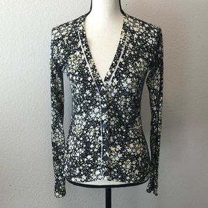 Anthropologie MOTH Floral Cardigan